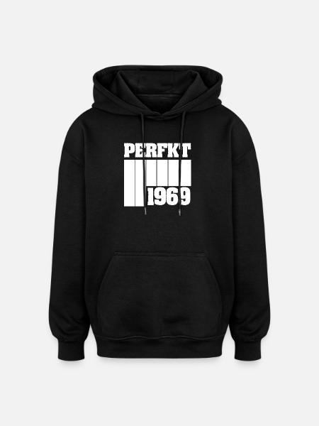 Unique 1969 - Oversized Unisex Hoodie - black