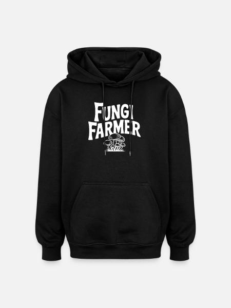 Pilzbauer - Oversized Unisex Hoodie - Schwarz
