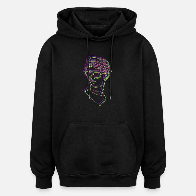 Ancien Dieu Grec Déméter Mythologie - Sweat à capuche oversize unisexe - noir