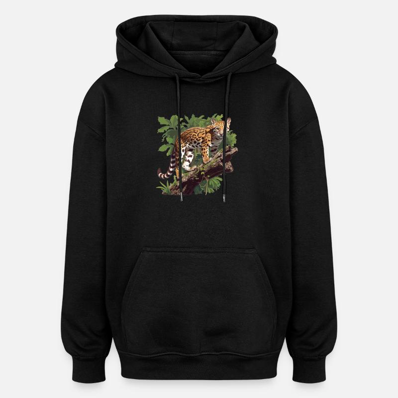 Ocelots Ocelot - Oversized Unisex Hoodie - black