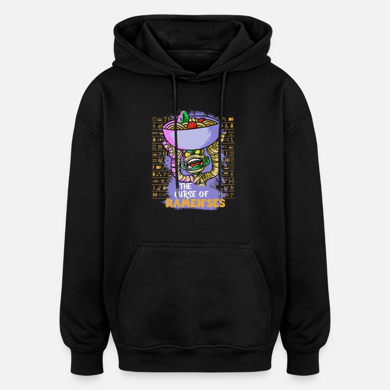 Malédiction de Ramenses Mythologie égyptienne - Sweat à capuche oversize unisexe - noir