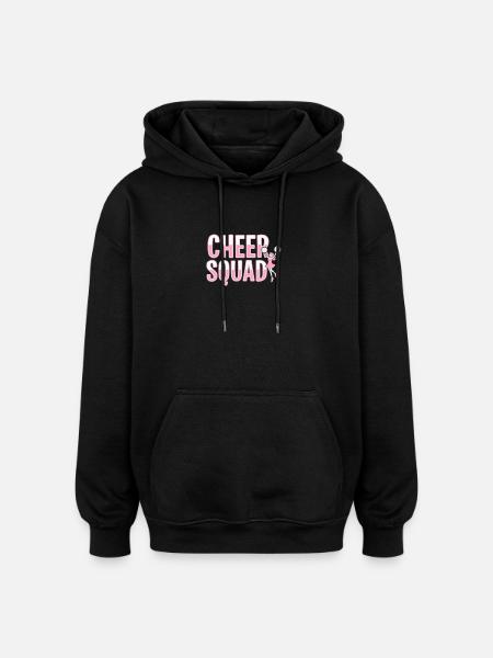Cheer Squad Cheerleading Team Spirit - Oversized Unisex Hoodie - black