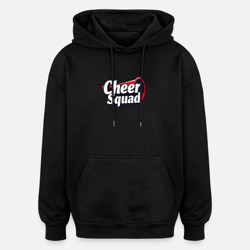 Cheer Squad Cheerleading Équipe Fun - Sweat à capuche oversize unisexe - noir
