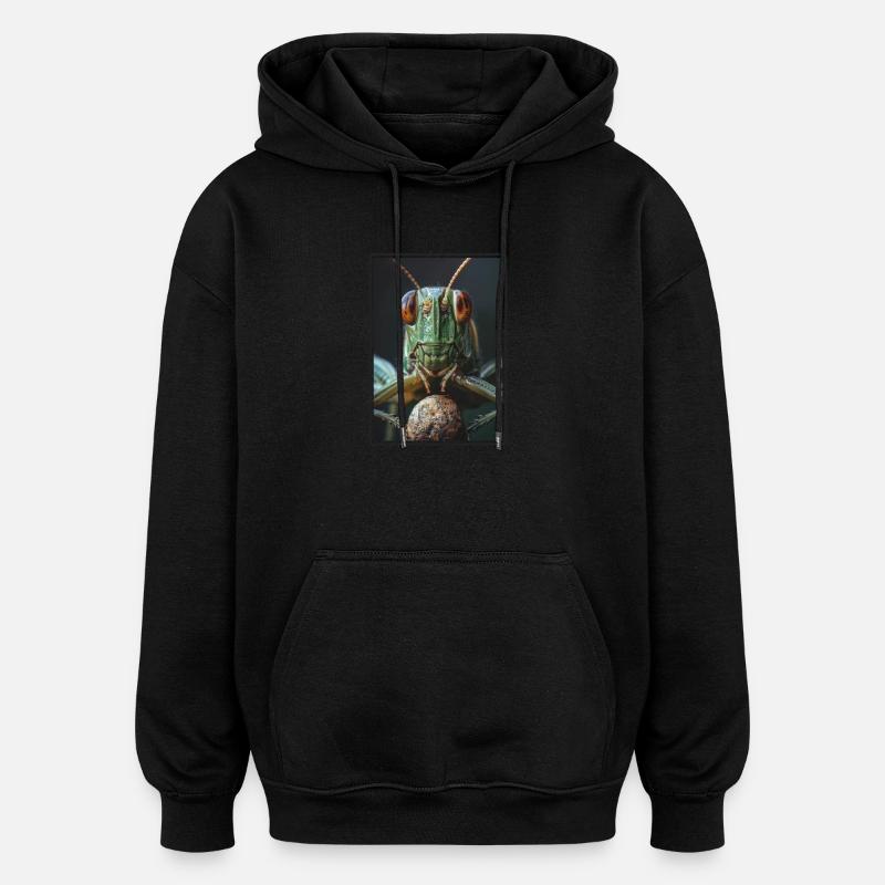 Grillen Grille - Oversized Unisex Hoodie - Schwarz