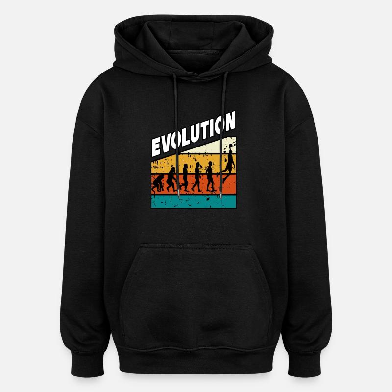 Baller Player Hoops Evolution Basketball - Sweat à capuche oversize unisexe - noir