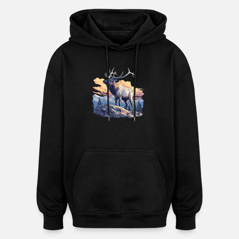 Orignal Orignal - Sweat à capuche oversize unisexe - noir