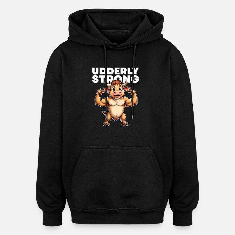 EUTERSTARK - Oversized Unisex Hoodie - Schwarz