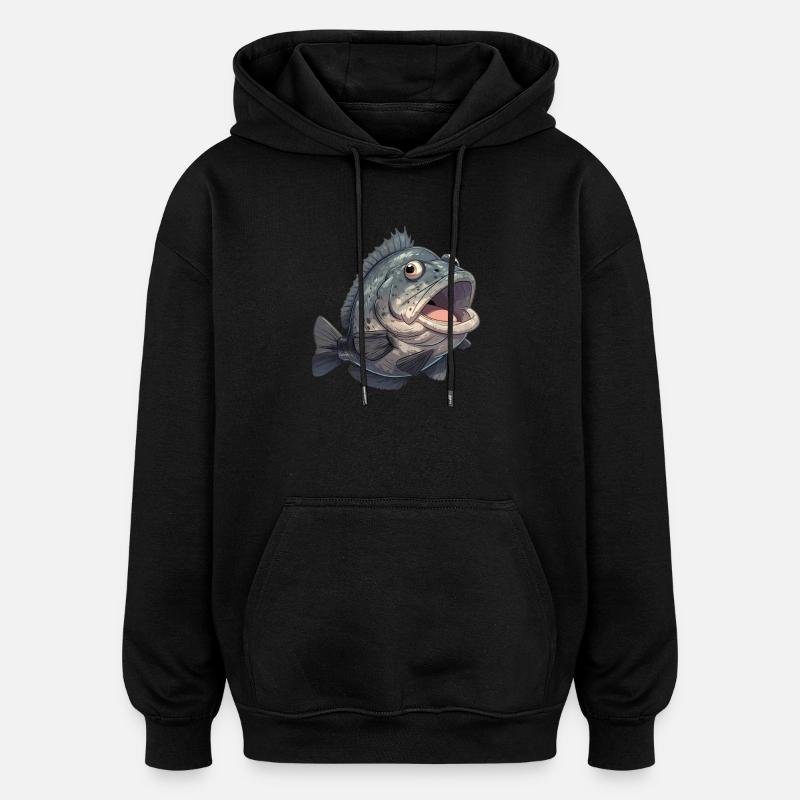 groupers grouper - Oversized Unisex Hoodie - black