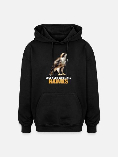 Falcon Falcon - Oversized Unisex Hoodie - black
