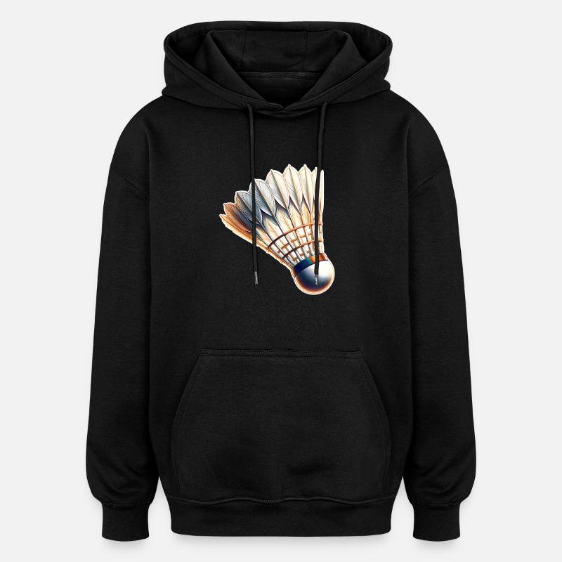 Badminton - Oversized Unisex Hoodie - black