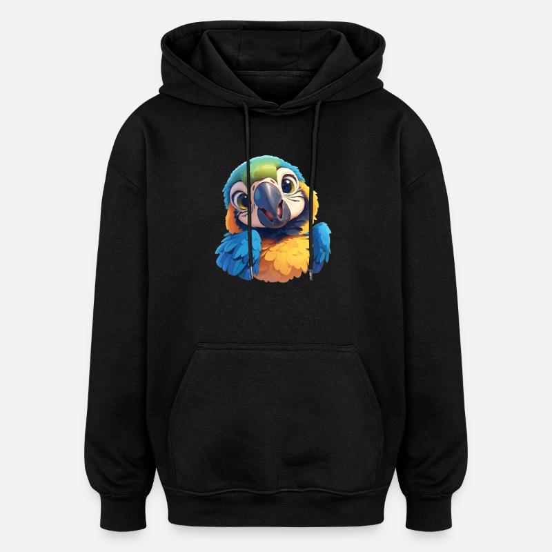 L’ère de l’ara - Sweat à capuche oversize unisexe - noir