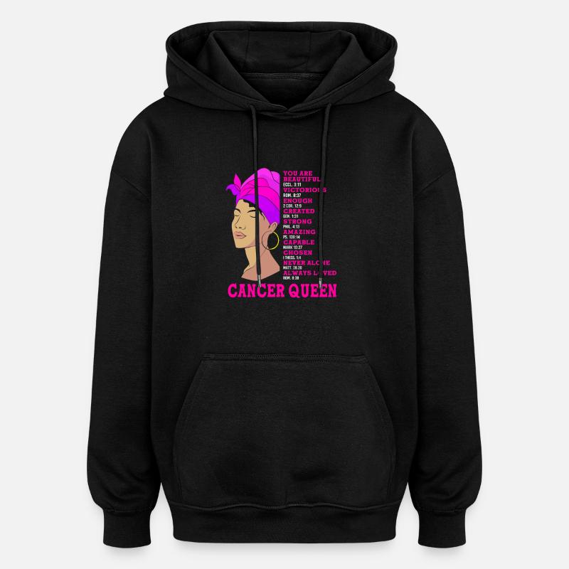 Sternzeichen Krebs - Oversized Unisex Hoodie - Schwarz