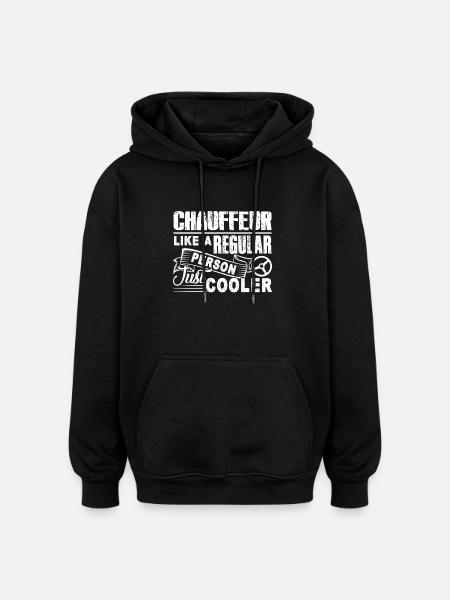 Chauffeur Chauffeur Cooler - Oversized Unisex Hoodie - black