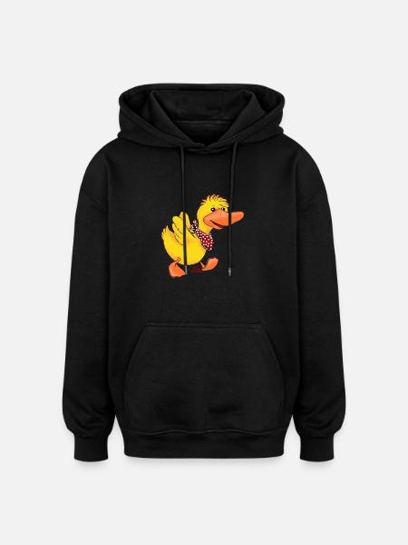 Lisa Schnattchen - Oversized Unisex Hoodie - black