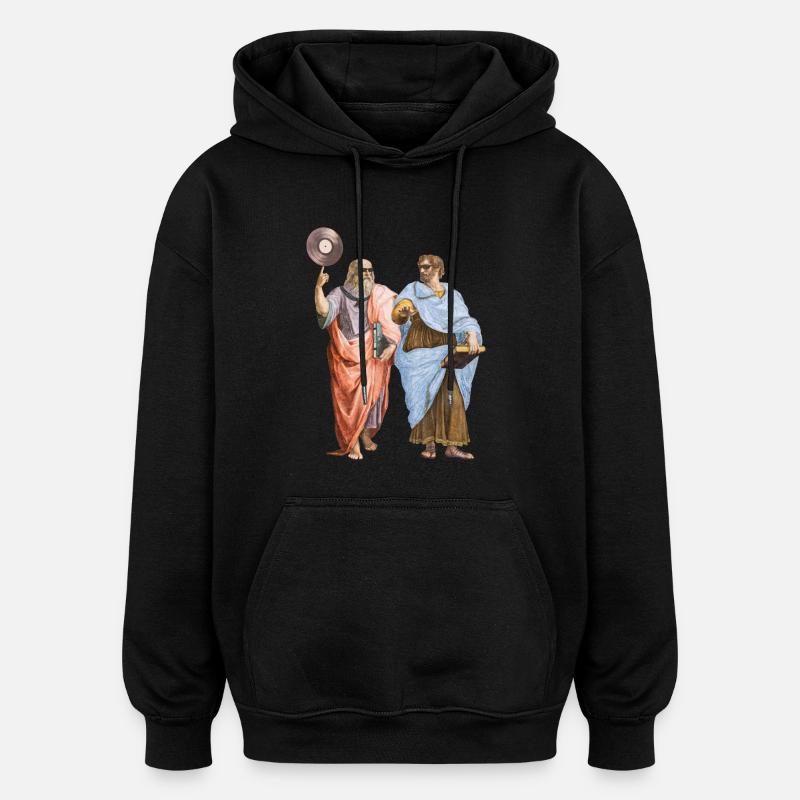 The Philosophers - Oversized Unisex Hoodie - Schwarz
