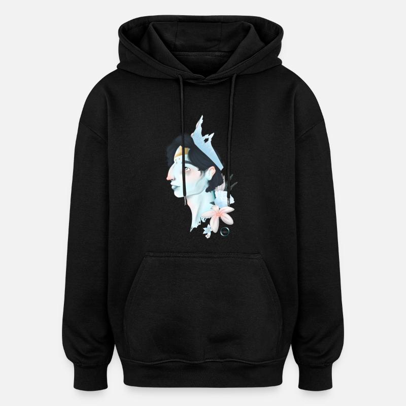 Ice Prinz (Ise) - Oversized Unisex Hoodie - Schwarz