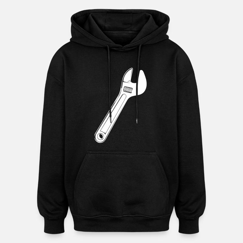 Wrench - Oversized Unisex Hoodie - black