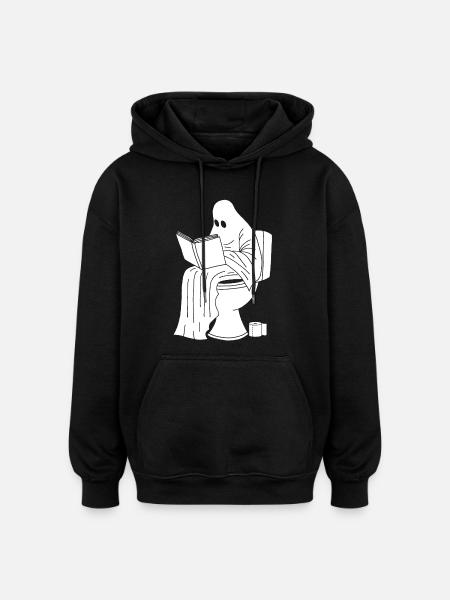 The Ghost Break - Oversized Unisex Hoodie - black