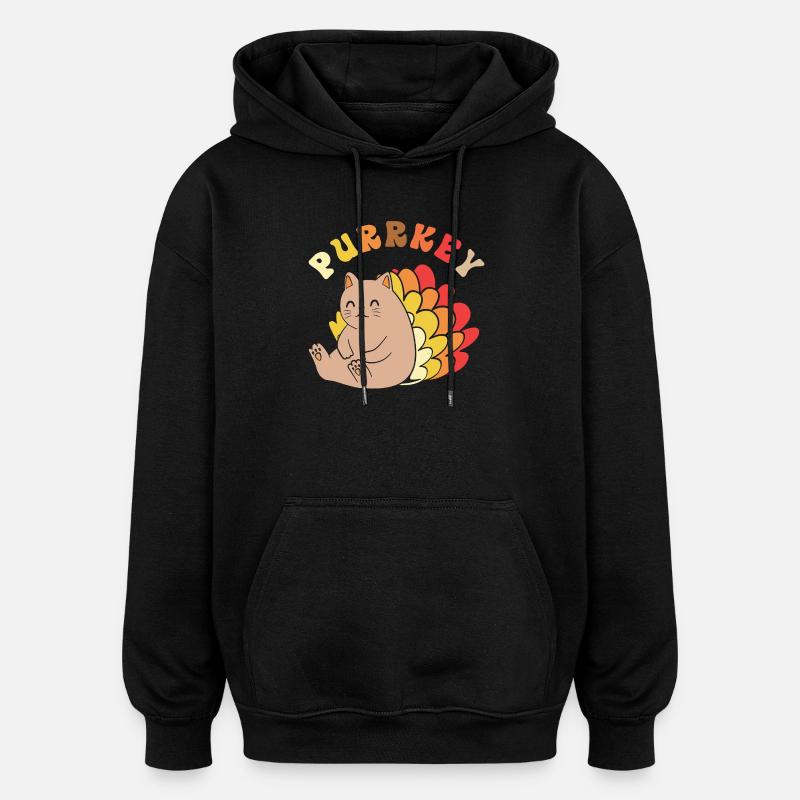 Thanksgiving Mama Mutter Oma Großmutter - Oversized Unisex Hoodie - Schwarz