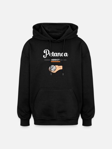 Petanque Addict Spain - Oversized Unisex Hoodie - black