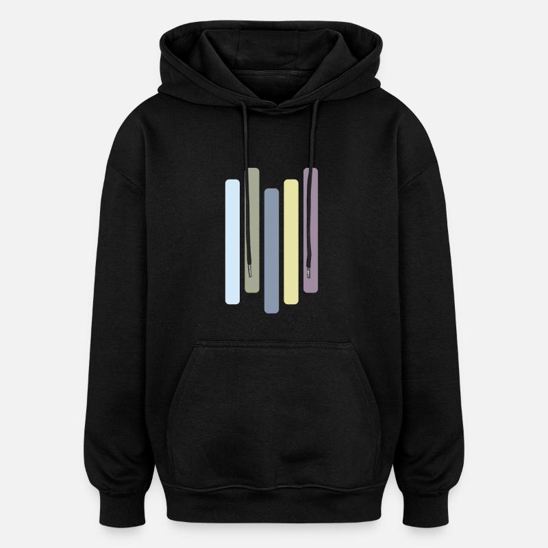 Eve Nord Style 26 - Sweat Ă capuche oversize unisexe - noir