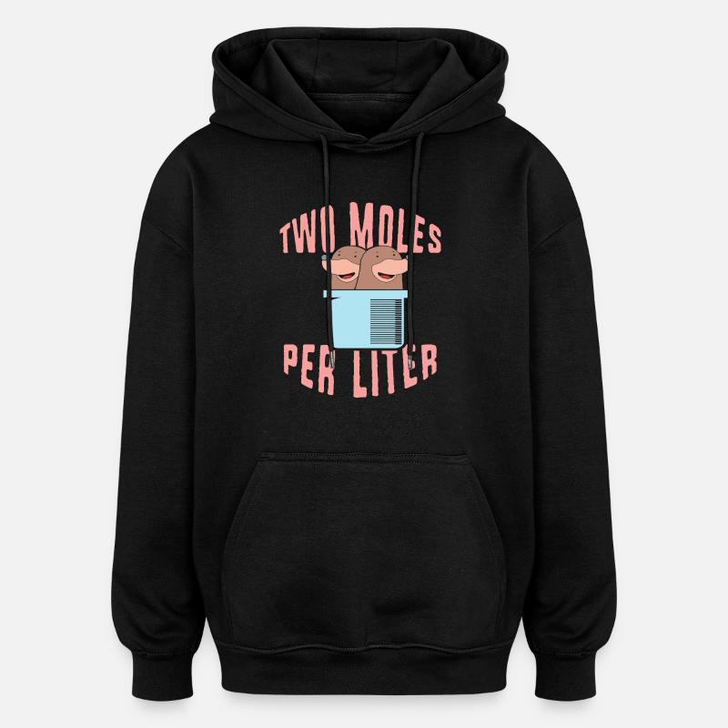 Professeur de chimie Chimiste - Sweat à capuche oversize unisexe - noir