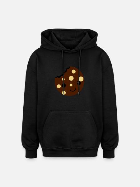 cookie - Oversized Unisex Hoodie - Schwarz