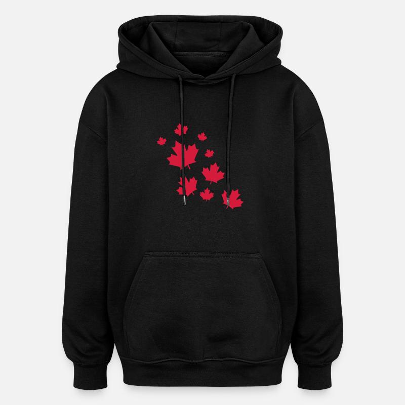 canadamaplespray 2010 03 07 1c - Sweat à capuche oversize unisexe - noir