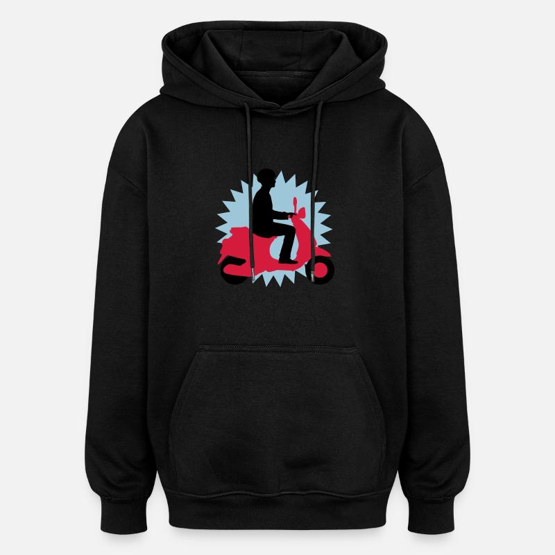 _3c - Oversized Unisex Hoodie - black