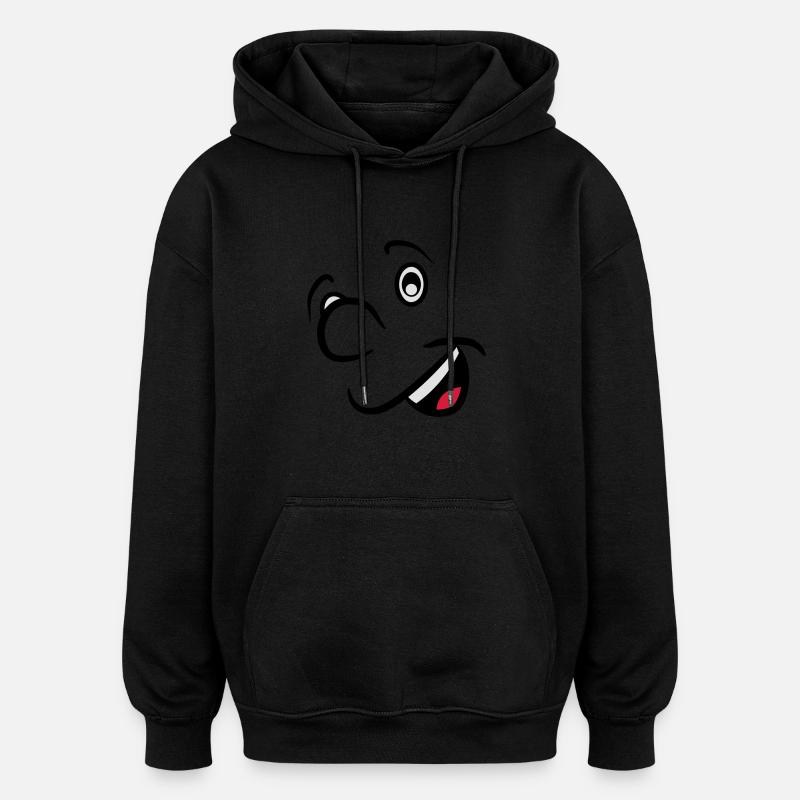 grimace - Sweat à capuche oversize unisexe - noir
