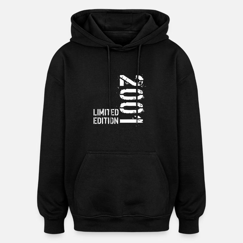 LIMITIERTE EDITION 2001 - Oversized Unisex Hoodie - Schwarz