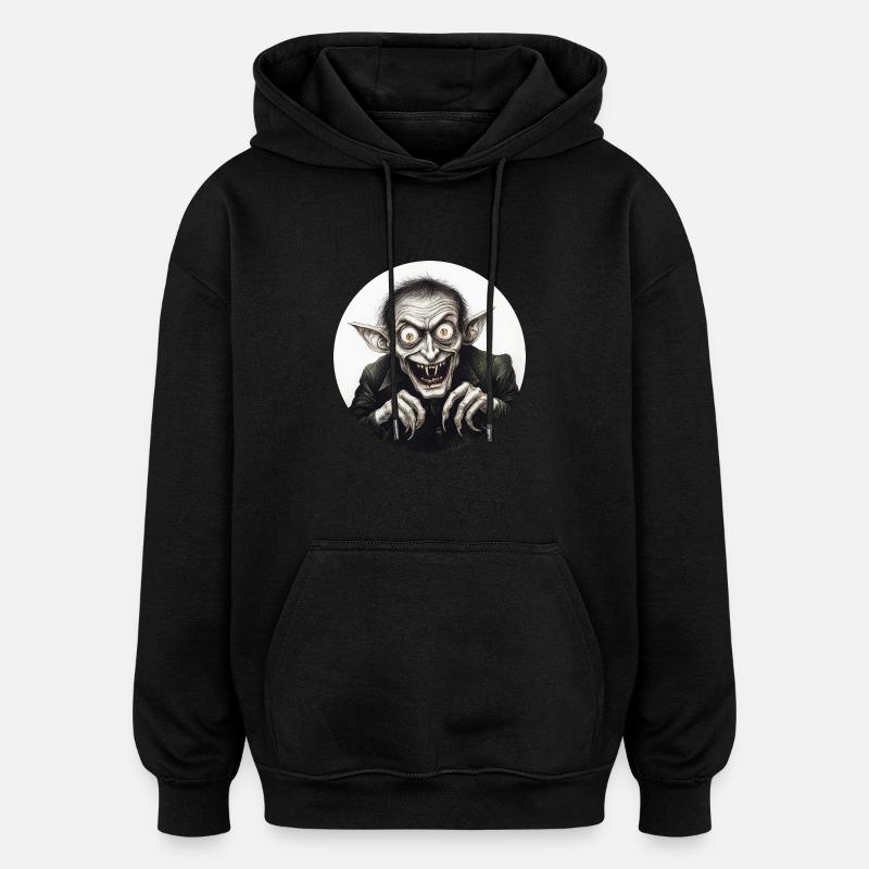 Vampire - Oversized Unisex Hoodie - black