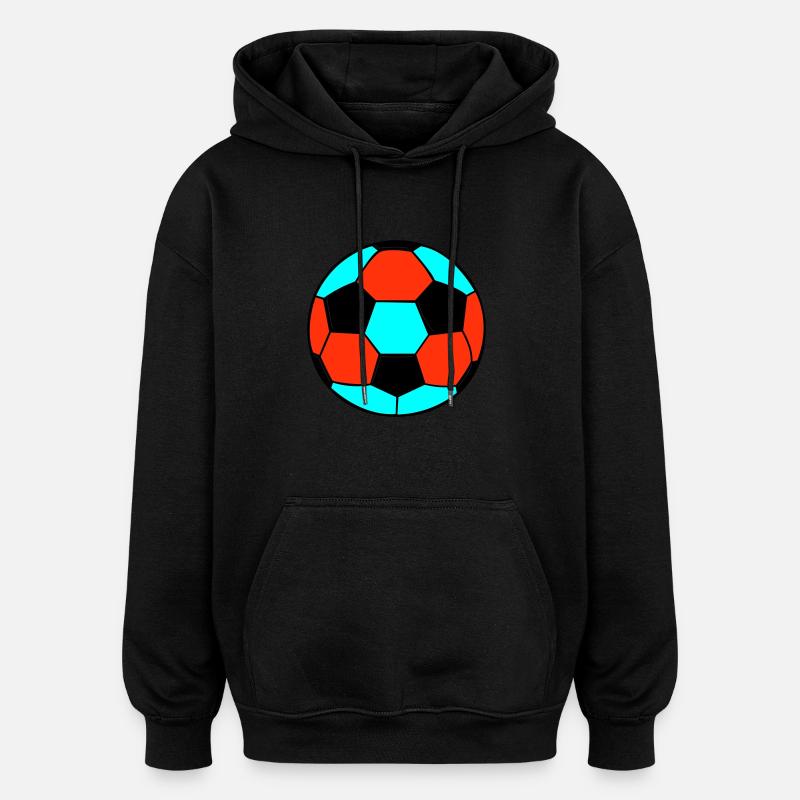 Soccer 2 - Oversized Unisex Hoodie - black
