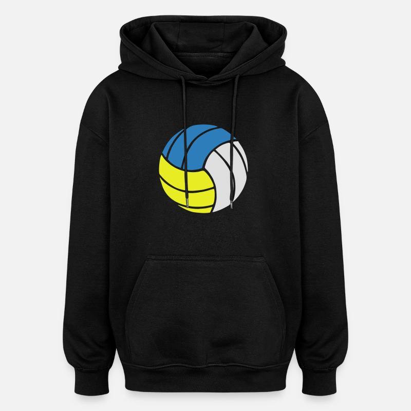 Volleyball, beachvolleyball - Oversized Unisex Hoodie - black