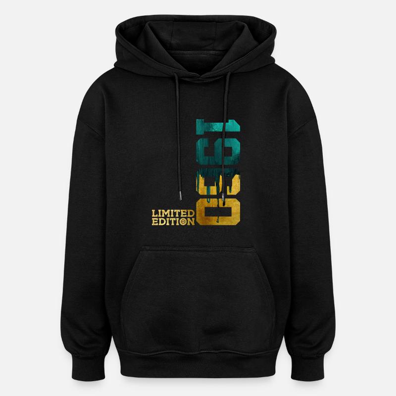 66E ANNIVERSAIRE ÉDITION LIMITÉE 1960 - Sweat à capuche oversize unisexe - noir