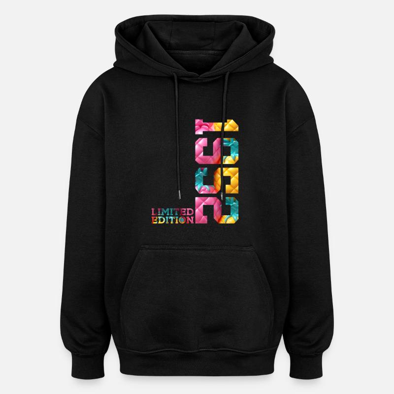 74E ANNIVERSAIRE ÉDITION LIMITÉE 1952 - Sweat à capuche oversize unisexe - noir