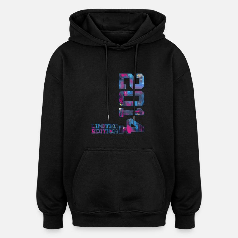 12E ANNIVERSAIRE 12 ANS ÉDITION LIMITÉE 2014 - Sweat à capuche oversize unisexe - noir