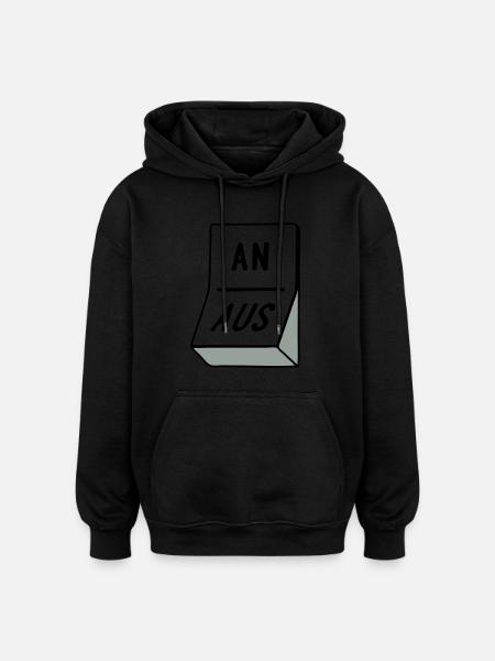 Switch - Oversized Unisex Hoodie - black