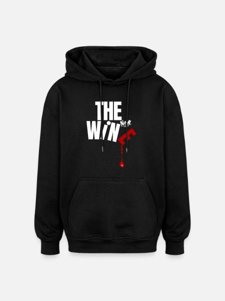 THE NEW WINE - Oversized Unisex Hoodie - black