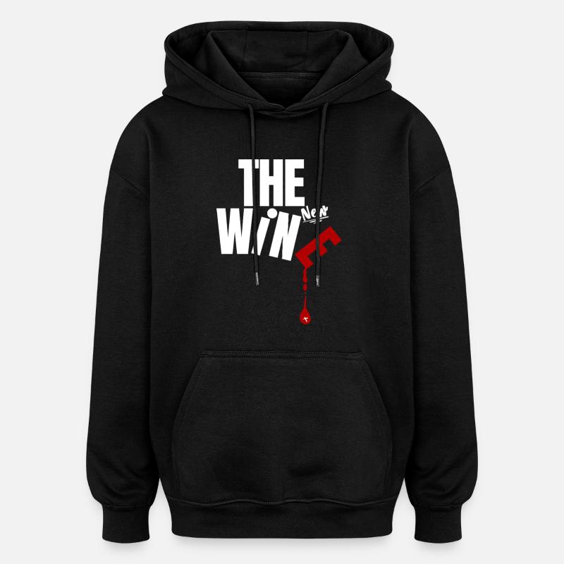 THE NEW WINE - Sweat à capuche oversize unisexe - noir