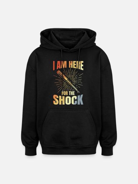Electrical Engineer Saying - Oversized Unisex Hoodie - black
