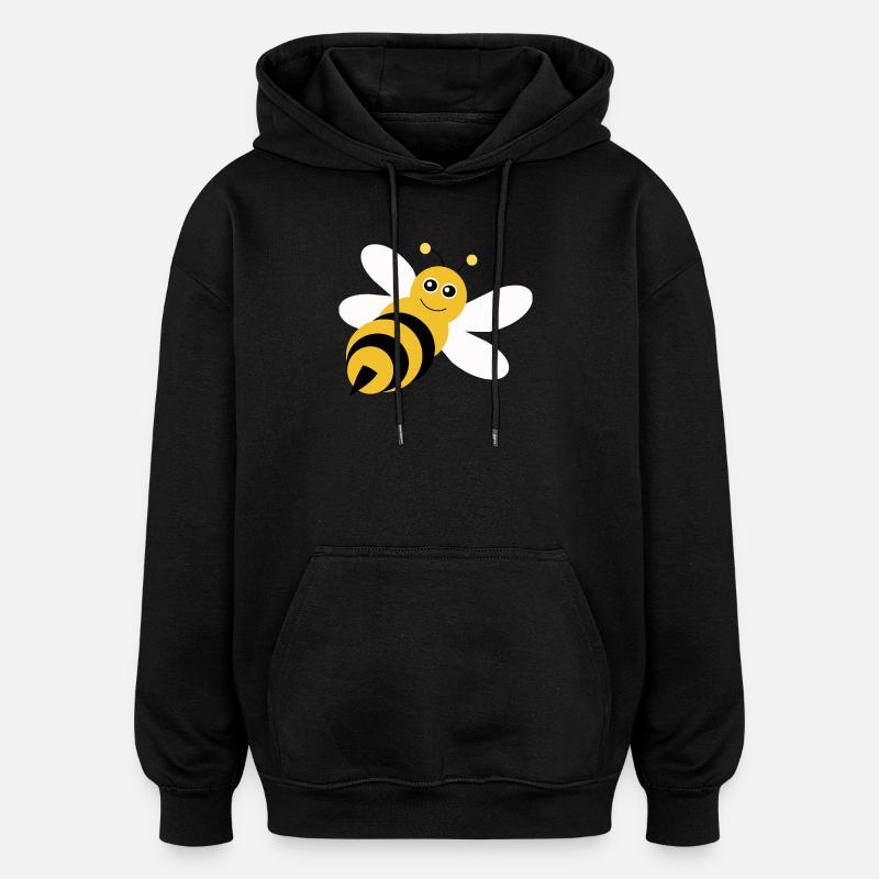 Abeille Abeille Apiculteur Cadeau Noël - Sweat à capuche oversize unisexe - noir