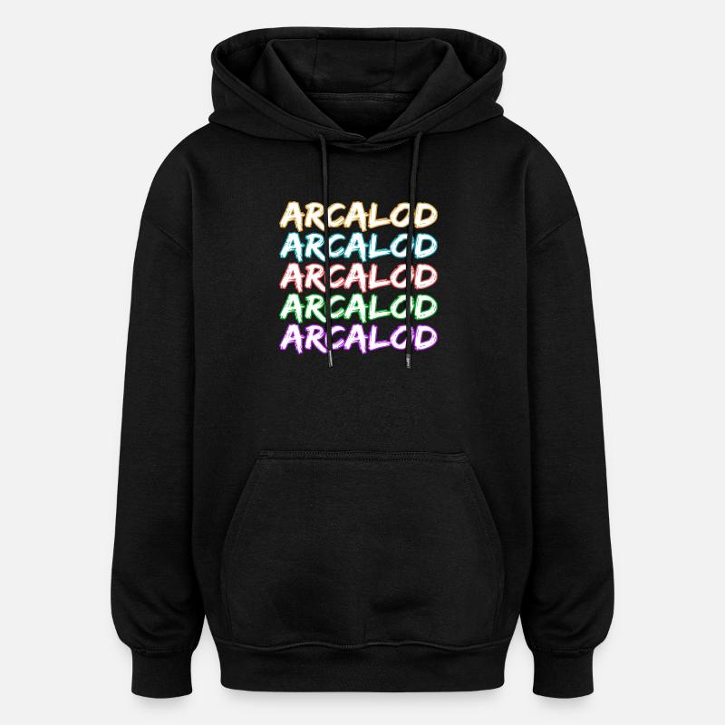 Cadeau pour Arcalod - Sweat à capuche oversize unisexe - noir