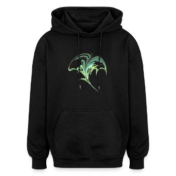 dash 2 - Oversized Unisex Hoodie - Schwarz - Vorne - Noah (186cm)