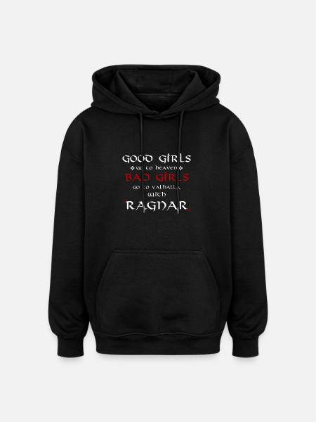 Good Girls Valhalla - Oversized Unisex Hoodie - black