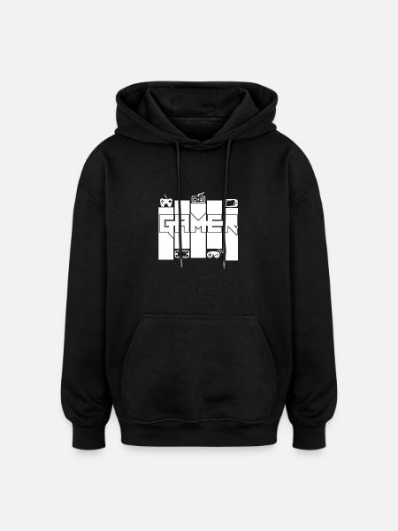 Gamer - Gamers Passion - Oversized Unisex Hoodie - black
