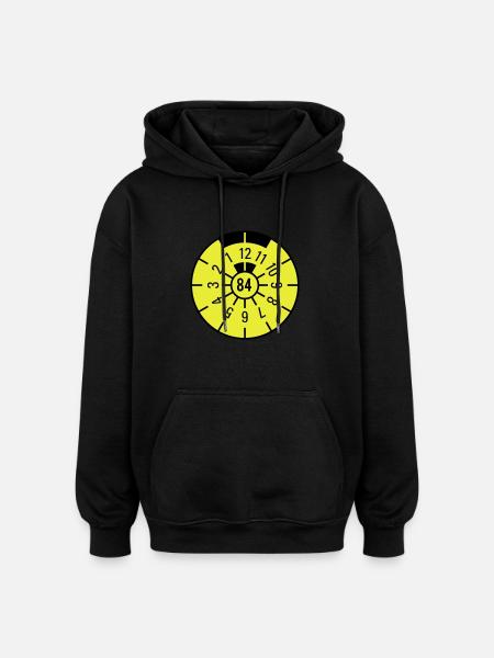 TÜV 1984 - Oversized Unisex Hoodie - black