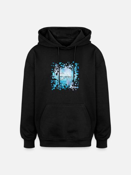 Shine - Oversized Unisex Hoodie - Schwarz