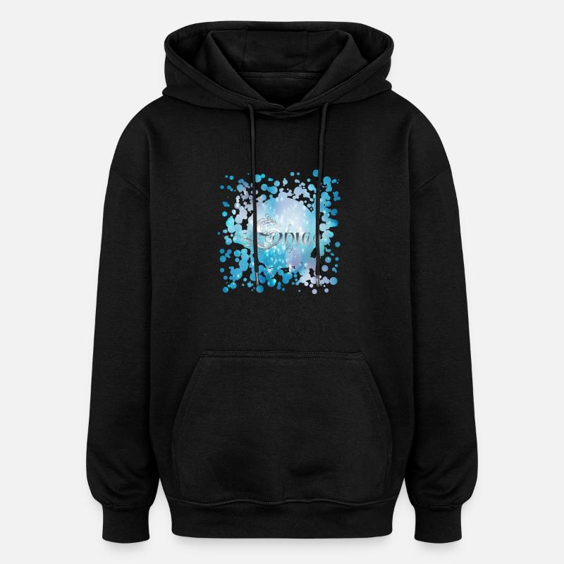 Shine - Oversized Unisex Hoodie - Schwarz