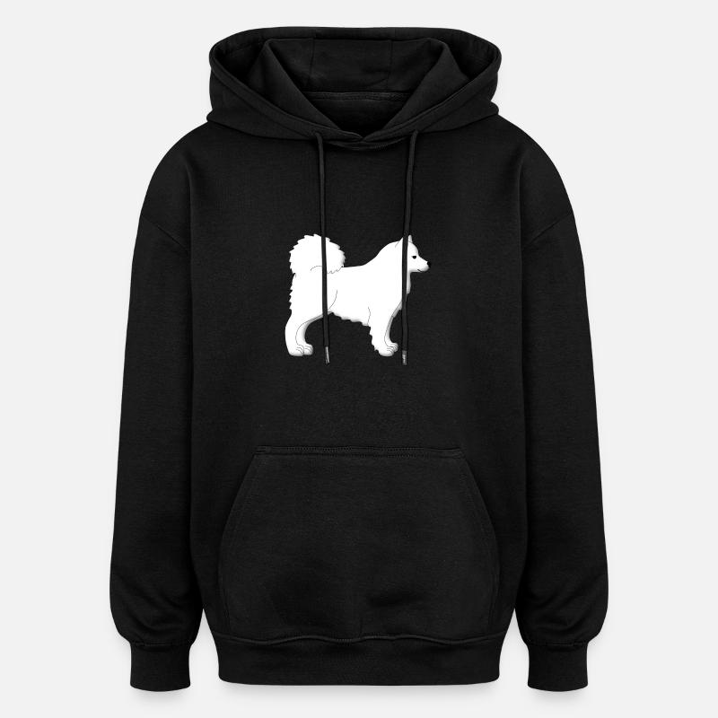 Samojede - Oversized Unisex Hoodie - black